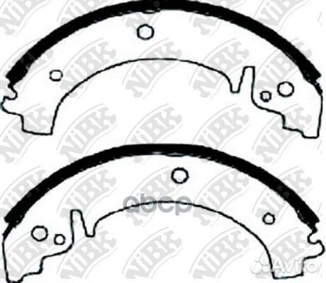 Колодки тормозные барабанные chevrolet niva 1.7
