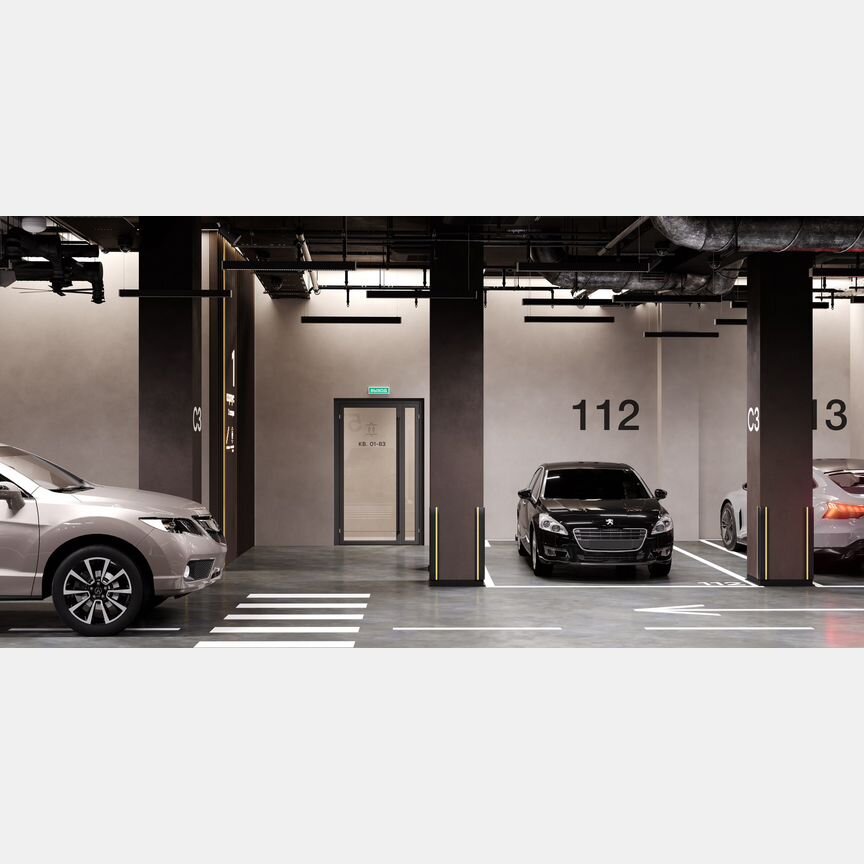 3-к. квартира, 102,9 м², 3/19 эт.
