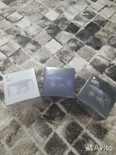 Яндекс станции мини с часами