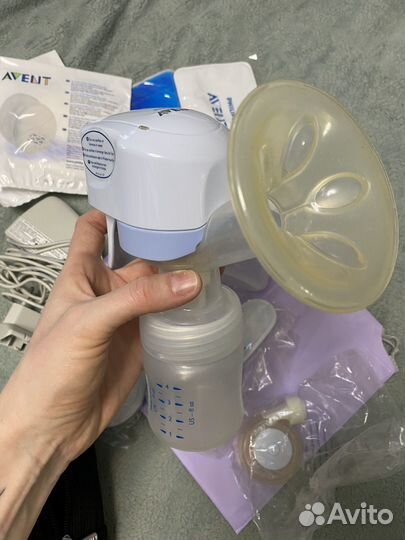 Молокоотсос электрический philips avent в наборе