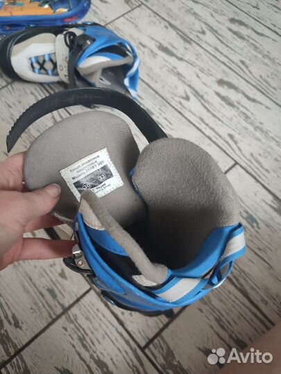 Коньки детские раздвижные, 30-33 размер