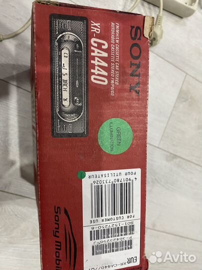 Кассетная магнитола sony