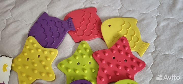 Roxy kids антискользящие коврики в ванну