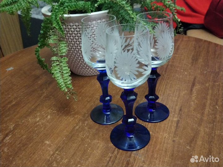 Хрустальные фужеры гусь хрустальный