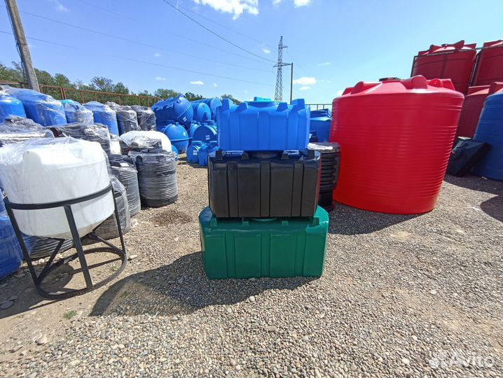 Баки для воды 100л. 200л.300л. прямоугольные