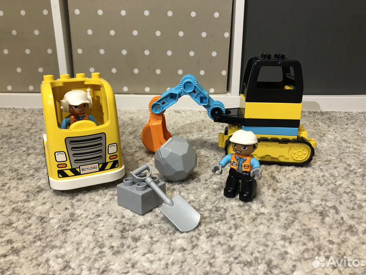 Lego duplo экскаватор
