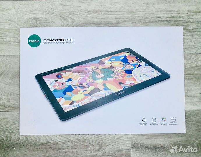Графический монитор Parblo Coast16 Pro планшет