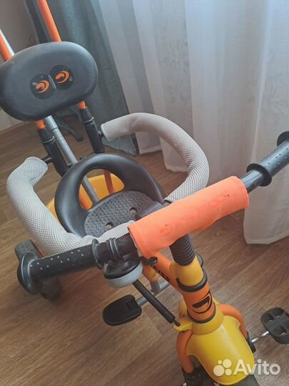 Детский велосипед с ручкой бу