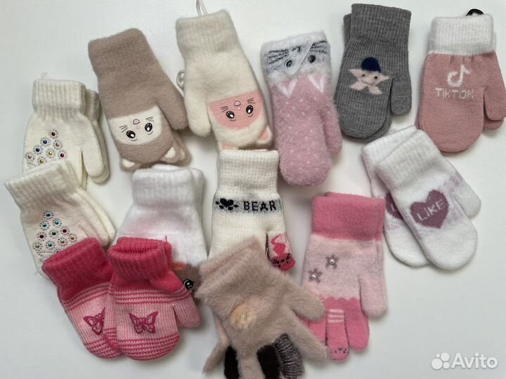 Варежки детские