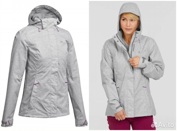 Куртка Decathlon Quechua 44 S waterproof новая