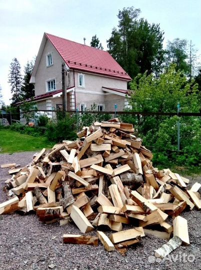 Дрова сухие навалом