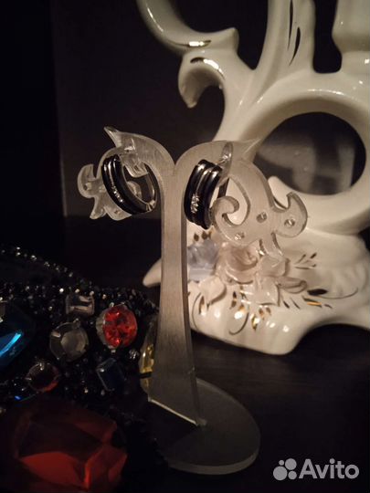 Серьги серебро 925