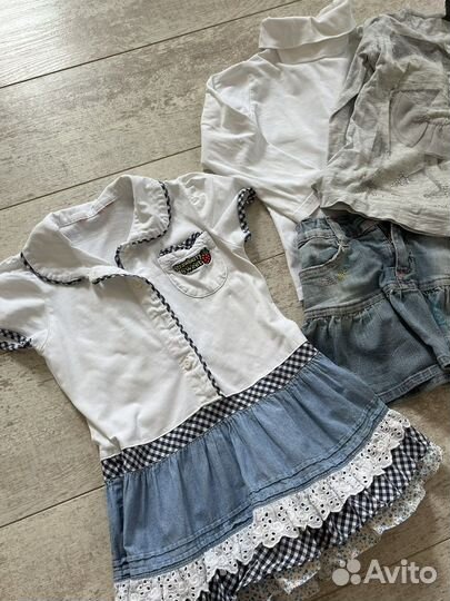 Детская одежда для девочек пакетом