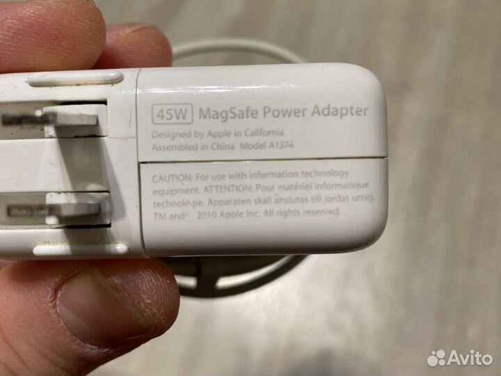 Зарядное устройство macbook air 45W model A 1374