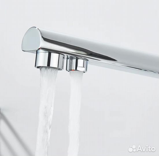 Смеситель хром для кухни с фильтром