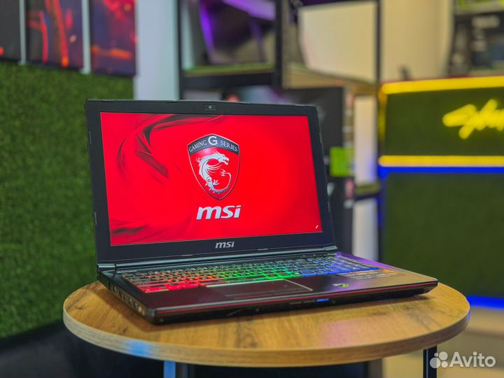 Игровой ноутбук MSI - GTX 1050 Ti + intel i7