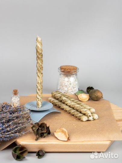 Магические свечи-скрутки