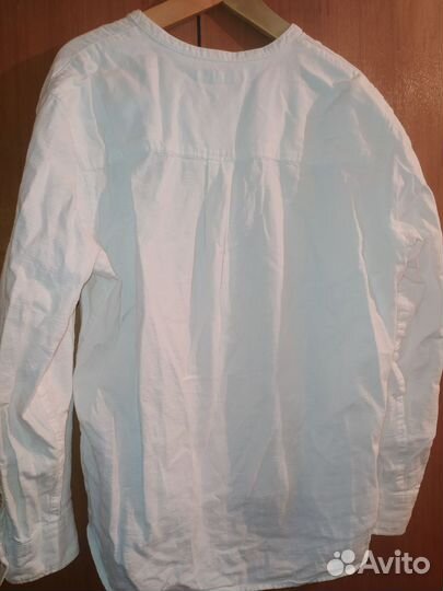 Мужская льняная рубашка