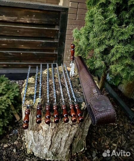 Шампура в коже