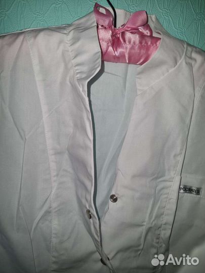 Медицинский халат женский с шапочкой