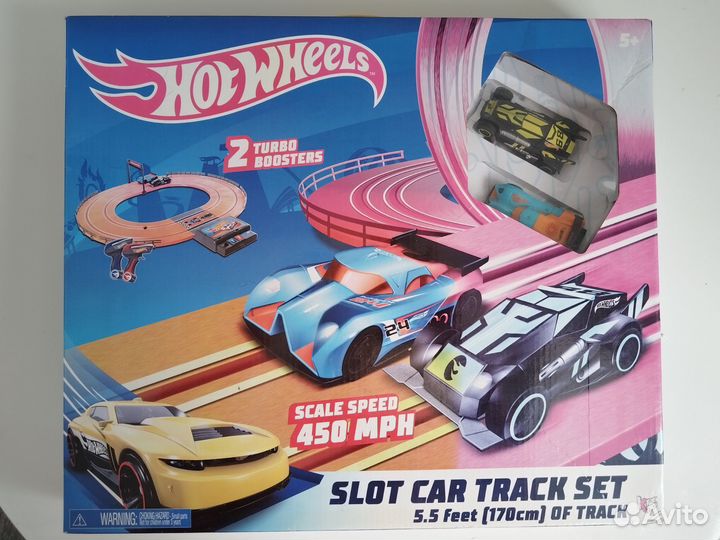 Трек Hot Wheels KidzTech Slot Car Track Set 83115