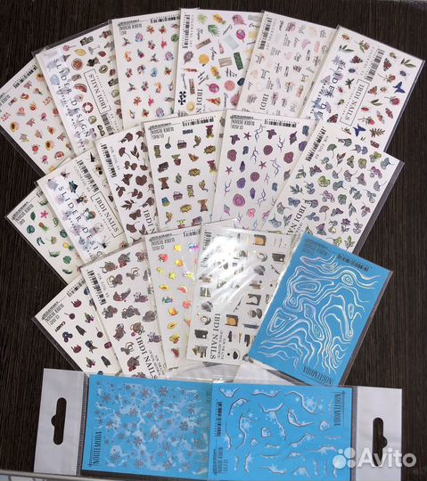 Слайдеры,наклейки для ногтей