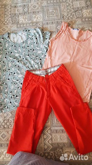 Вещи пакетом для девочки 122 134