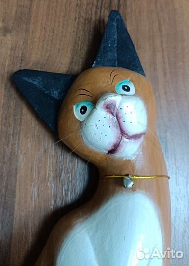 Статуэтка для интерьера кошка Индонезия