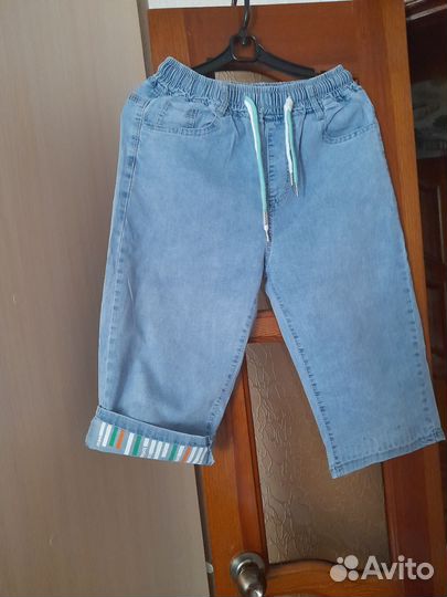 Капри джинсовые