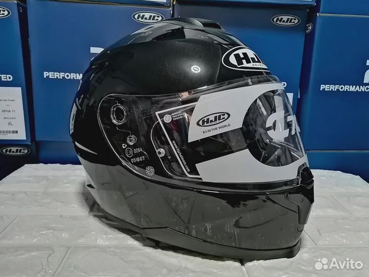 Мотошлем HJC C70 metal black