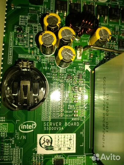 Сервер материнская плата 771 сокет, кулеры