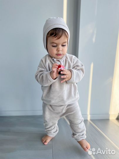 Велюровый комплект Mjölk White Sand