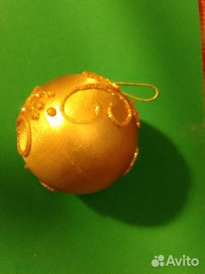 Шар на елку 8 см диаметр импортный