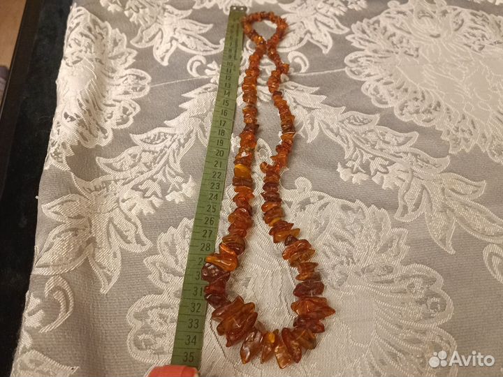 Янтарные бусы СССР