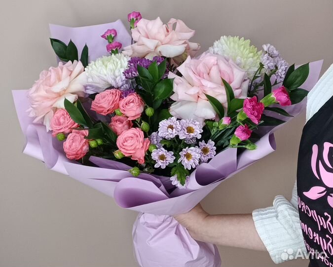 Живые цветы букеты