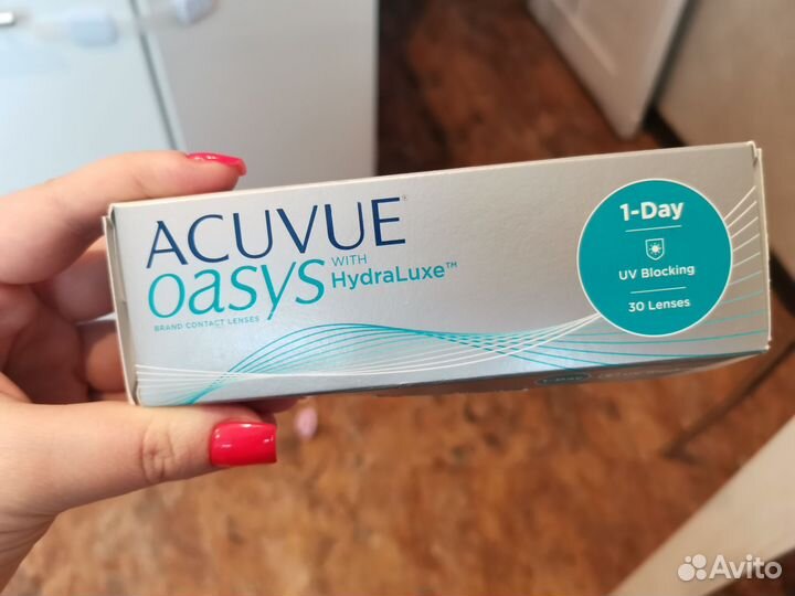 Линзы контактные acuvue oasys однодневные - 3.00