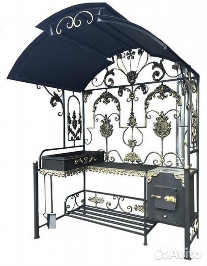 Мангал Делюкс стандарт с печкой