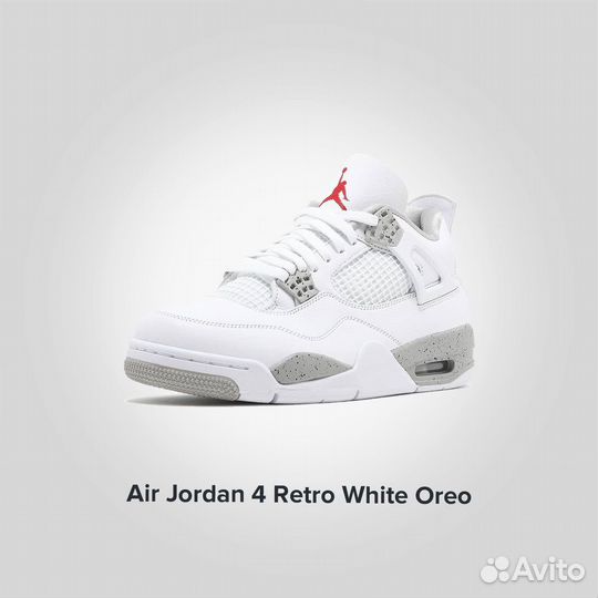 Nike Air Jordаn 4 Retrо White Orеo Оригинал