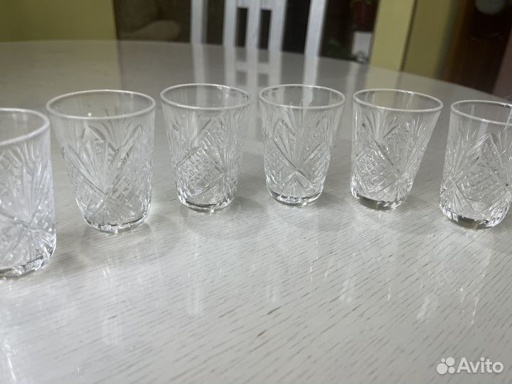 Стопки хрусталь 6 шт. СССР