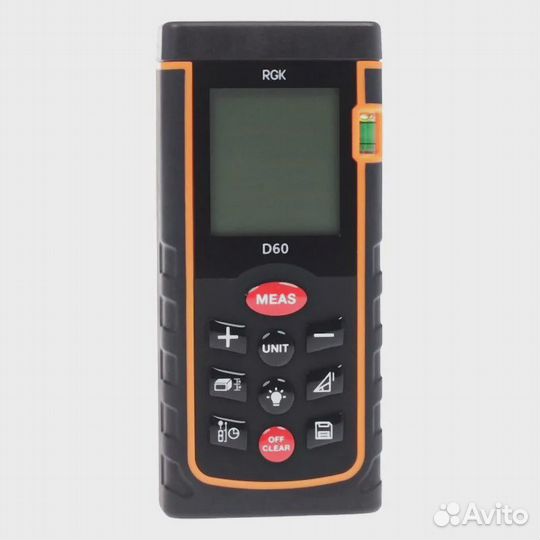 Лазерный дальномер RGK D60, 4610011870613