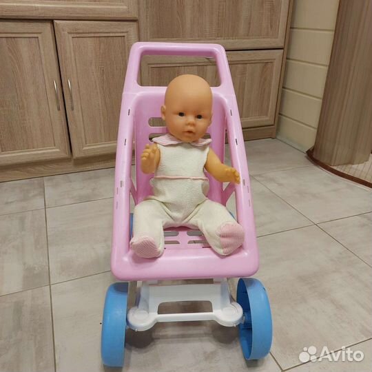 Кукла пупс baby born оригинал с коляской