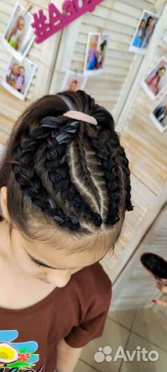 Плетение кос с канекалоном