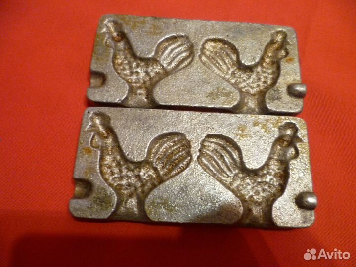 Форма кустарная литье леденцов петушок на палочке