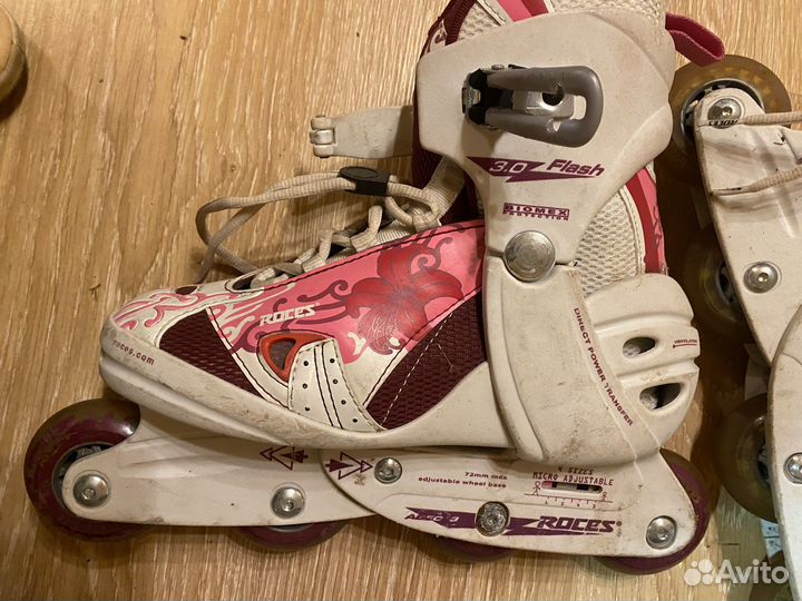 Ролики раздвижные roces flash 3.0 36-40