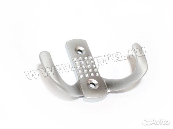 Крючок двухрожковый мат. хром Z341.300G5