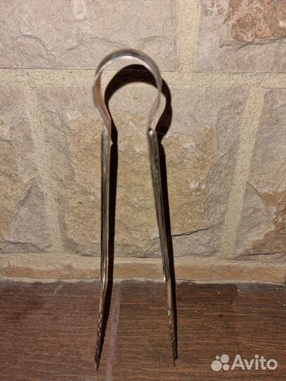Щипцы кухонные мельхиор СССР