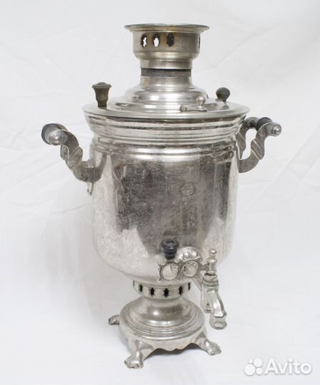 Самовар угольный, рабочий, 5 л, Штамп СССР, не про