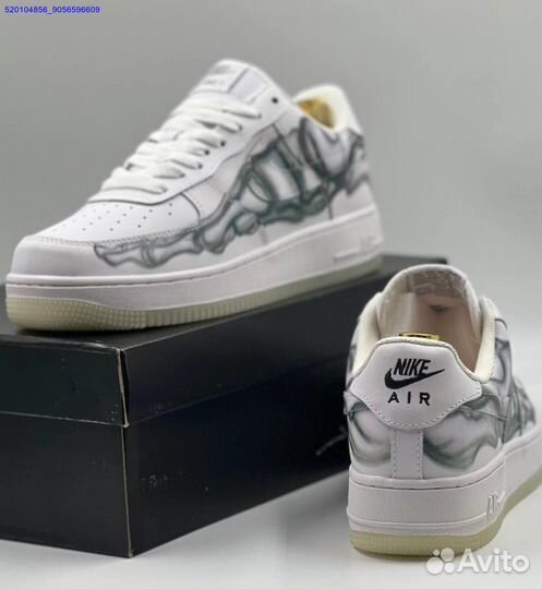 Кроссовки Nike Air Force 1 Low Skeleton White (Арт