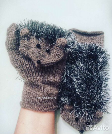 Варежки-ëжики