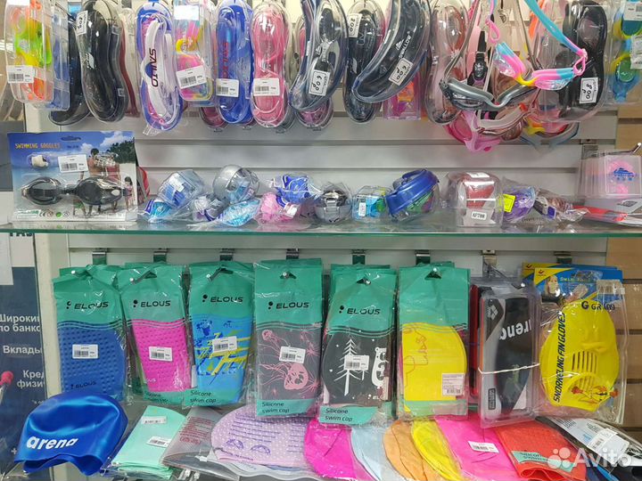 Шапочки для бассейна